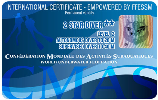 Stage niveau 2 plongée Grenoble