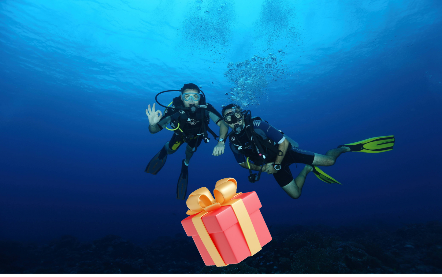 Carte cadeau baptême plongée lac (Juin à Septembre)